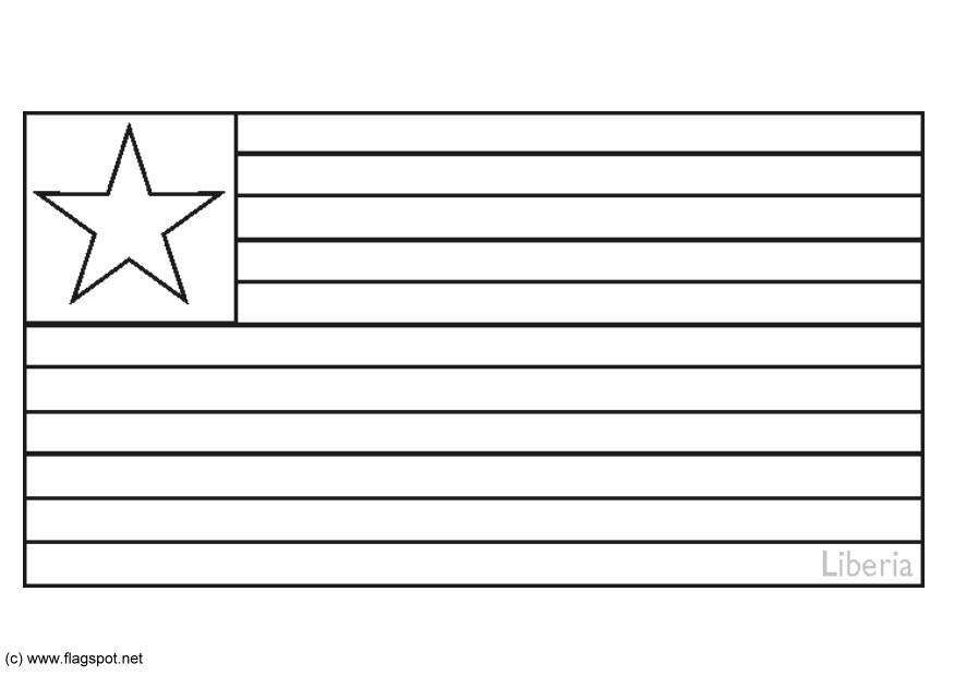 Kleurplaat liberia