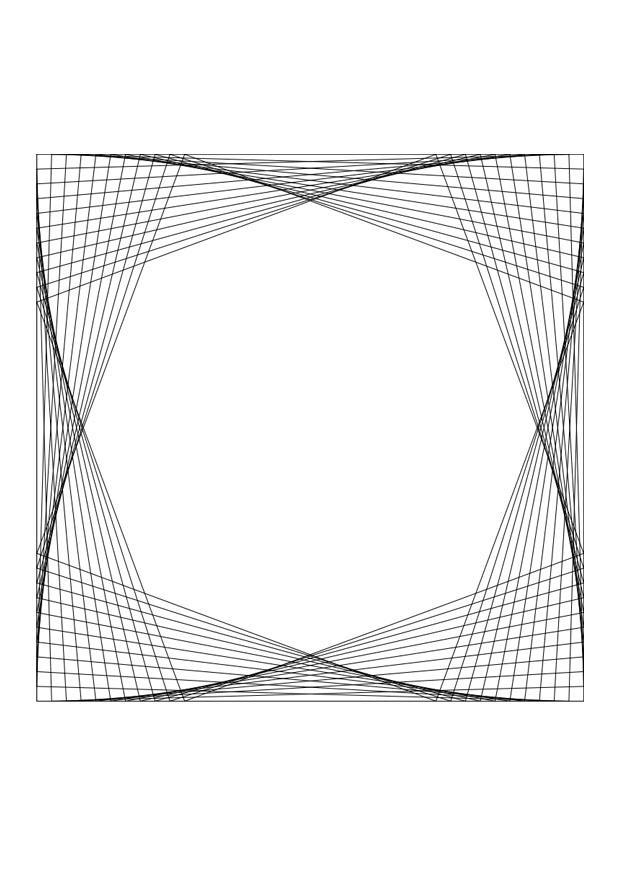 Kleurplaat mandala - bloem