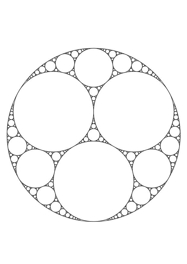 Kleurplaat mandala
