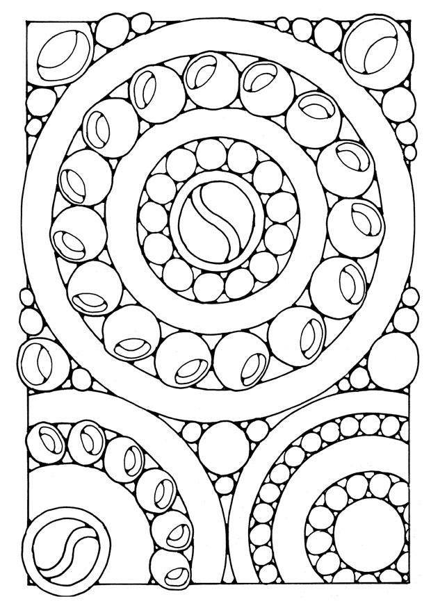 Kleurplaat mandalas
