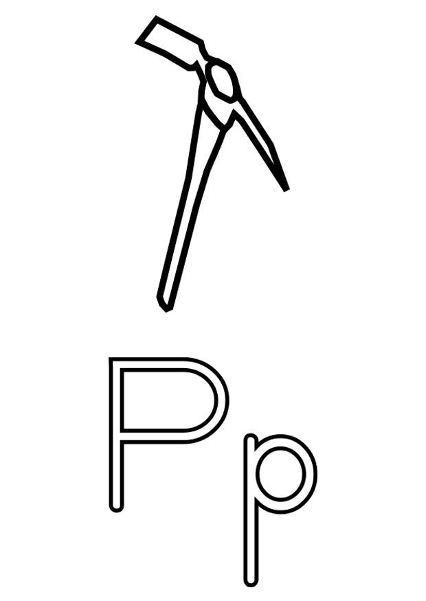 Kleurplaat p