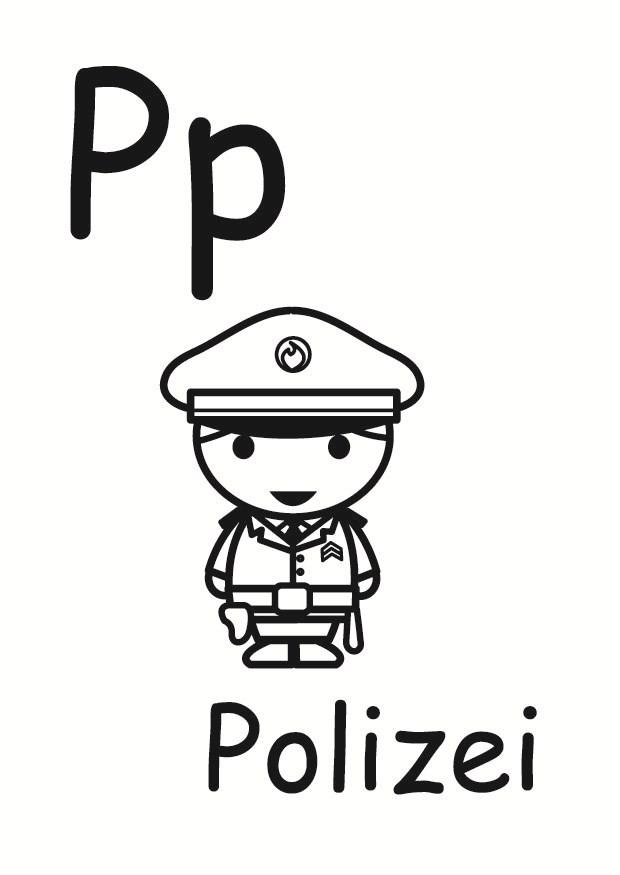 Kleurplaat p