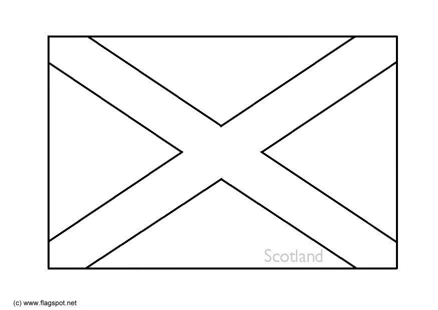 Kleurplaat schotland