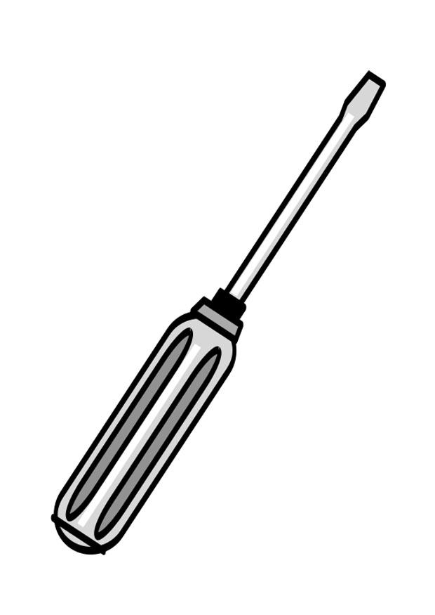 Kleurplaat schroevendraaier