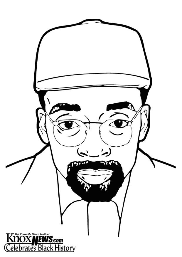 Kleurplaat spike lee