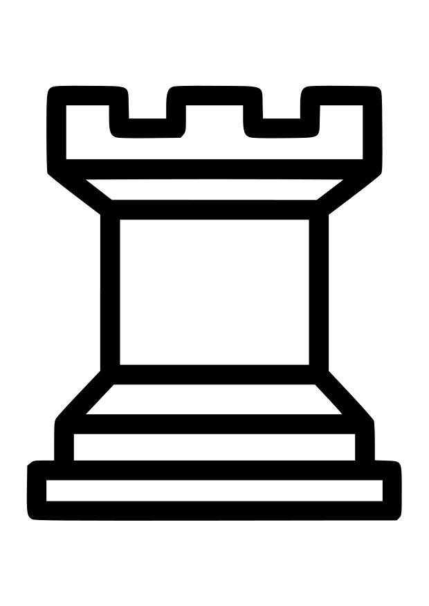 Kleurplaat toren