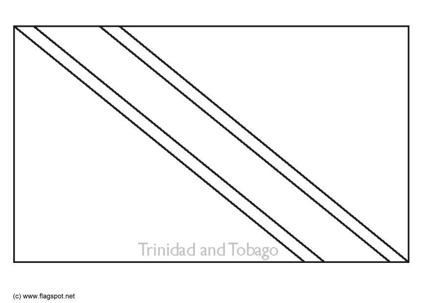 Kleurplaat trinidad en tobago