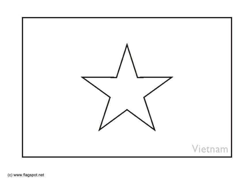 Kleurplaat vietnam