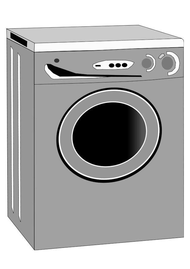 Kleurplaat wasmachine