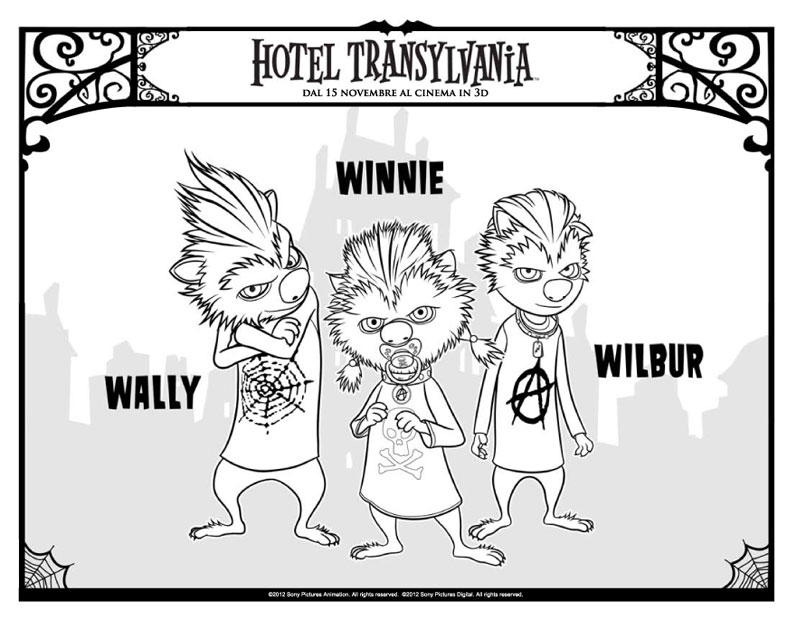 Kleurplaat winnie - wally - wilbur