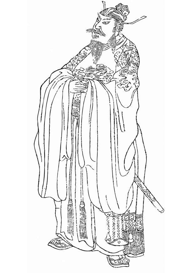 Kleurplaat xu da