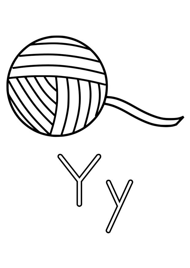 Kleurplaat y