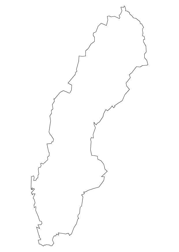 Kleurplaat zweden