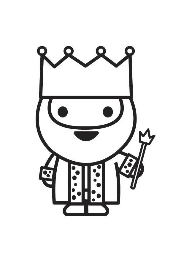 koning Kleurplaat koning