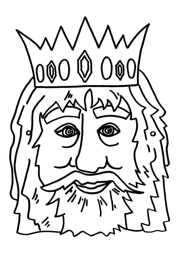 masker koning Knutselen masker koning