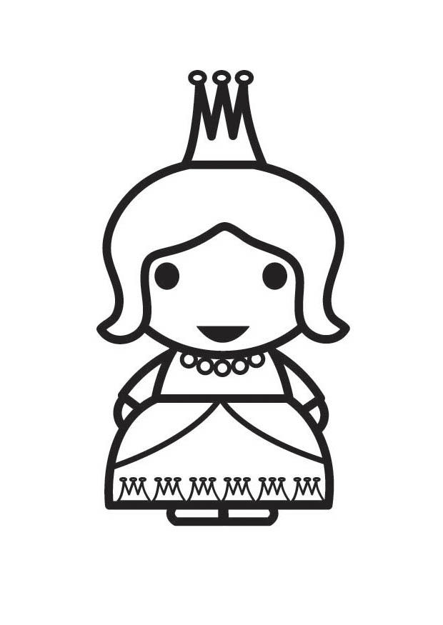 koningin Kleurplaat koningin