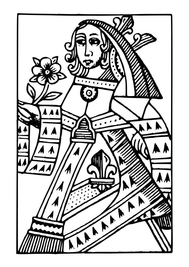 koningin Kleurplaat koningin