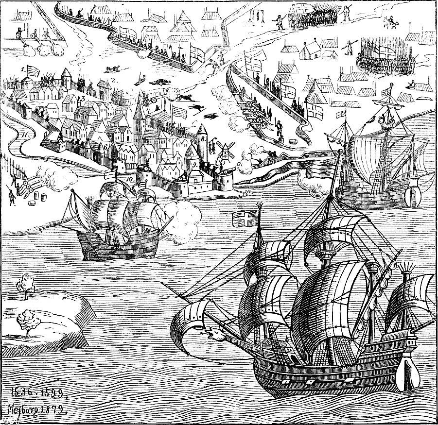 kopenhagen 1536 Kleurplaat kopenhagen 1536