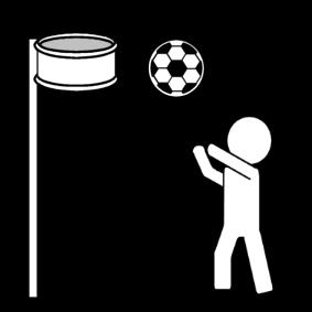 korfbal Kleurplaat korfbal