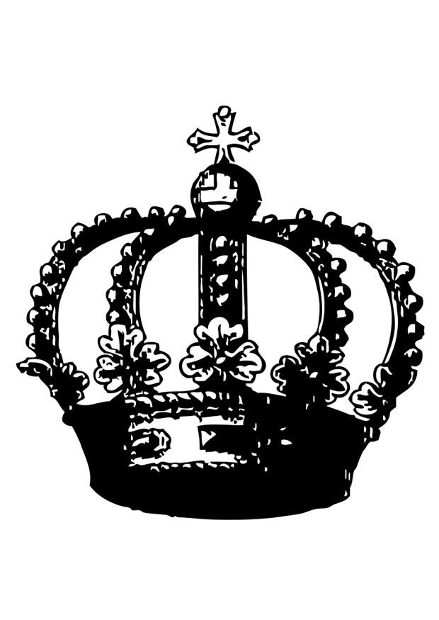 kroon Kleurplaat kroon