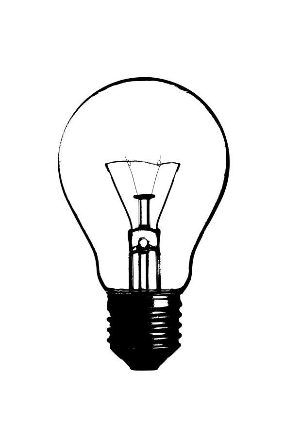 lamp Kleurplaat lamp