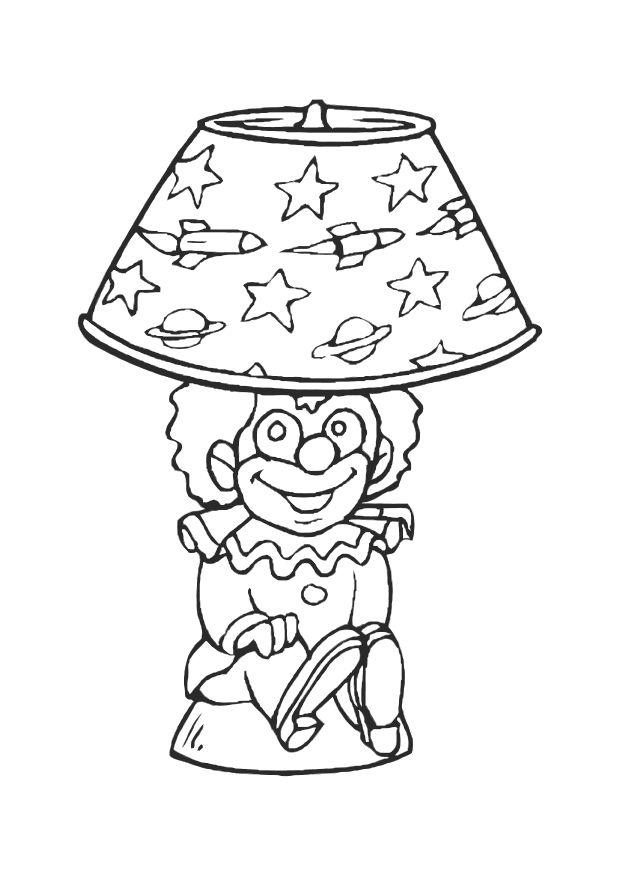 lamp Kleurplaat lamp