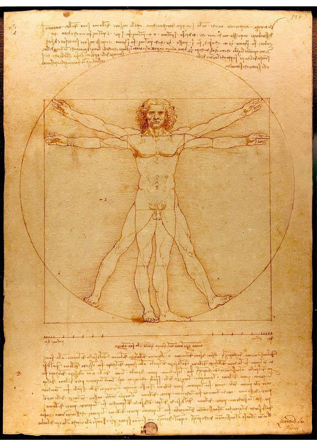 leonardo da vinchi - man van vitruvius Afbeelding leonardo da vinchi - man van vitruvius