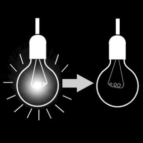 licht uit doen Kleurplaat licht uit doen