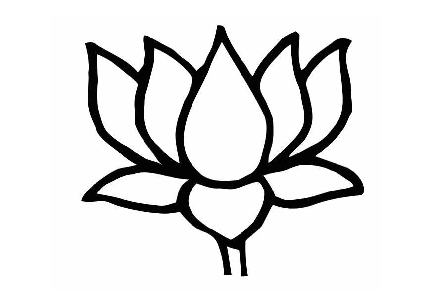 lotus Kleurplaat lotus