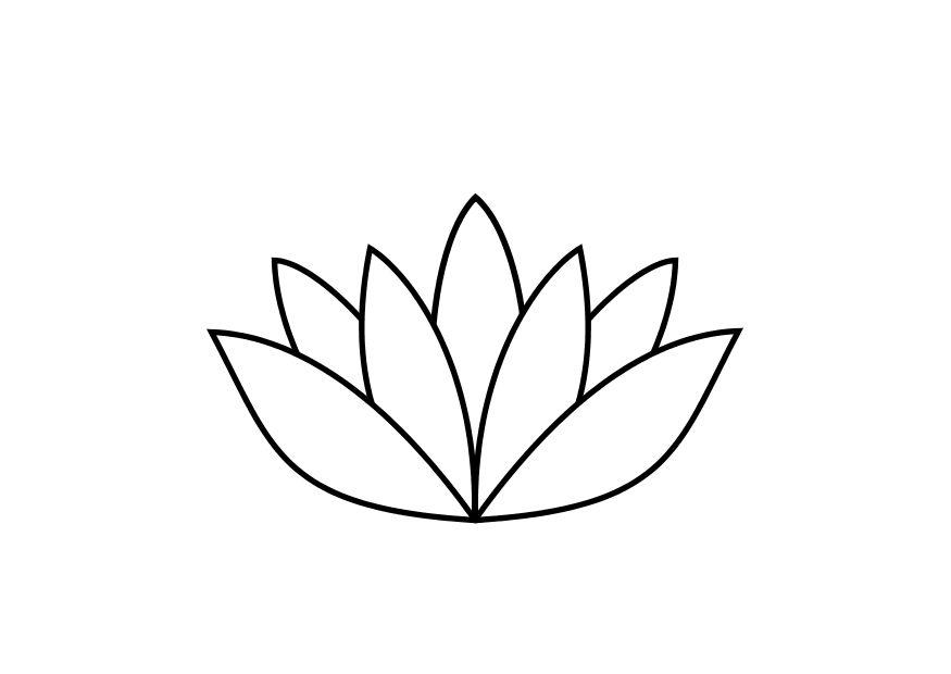 lotus Kleurplaat lotus