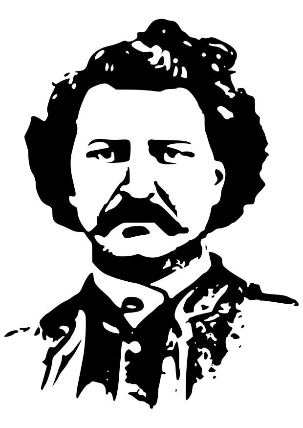 louis david riel Kleurplaat louis david riel