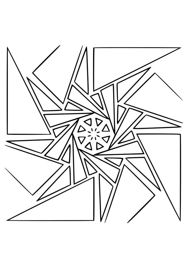 mandala 11 Kleurplaat mandala 11