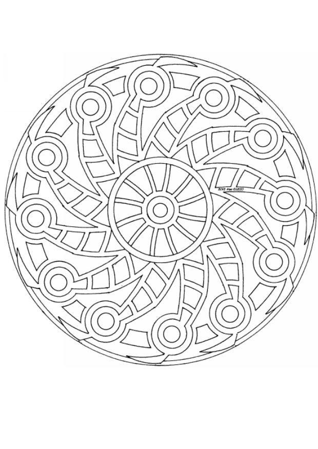 mandala-1502j Kleurplaat mandala-1502j