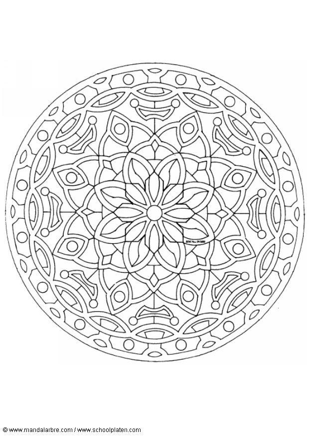 mandala-1602c Kleurplaat mandala-1602c