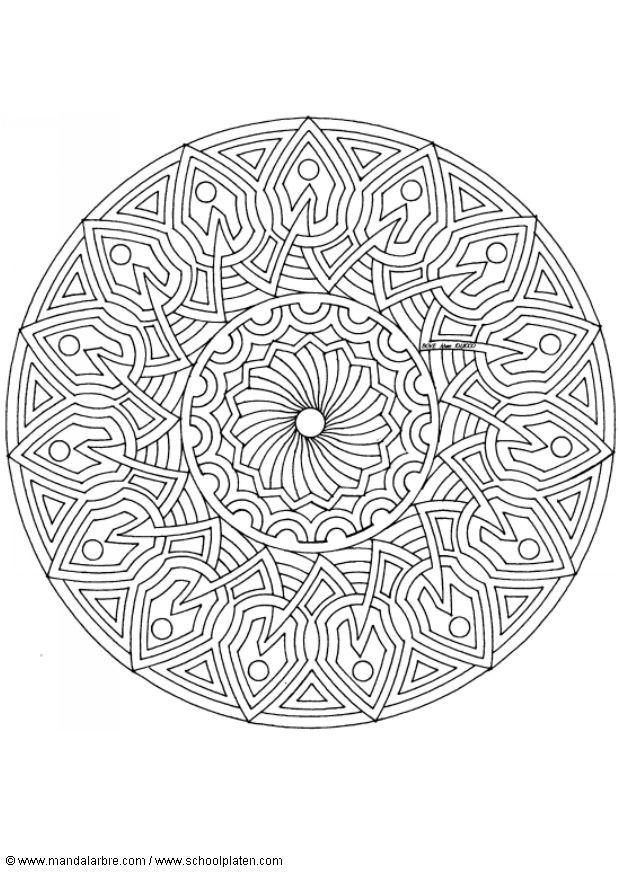 mandala-1702y Kleurplaat mandala-1702y