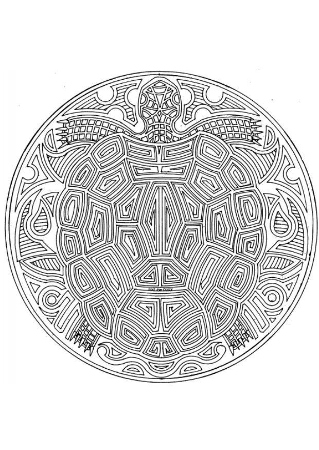 mandala-1802c Kleurplaat mandala-1802c