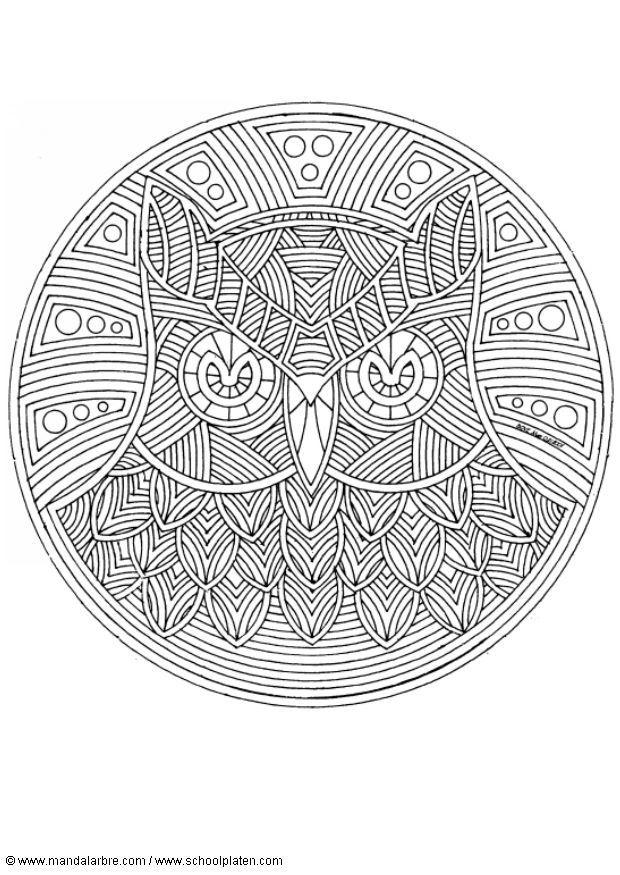 mandala-1802j Kleurplaat mandala-1802j