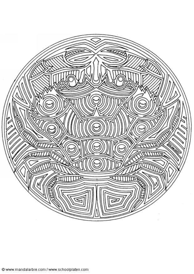 mandala-1802l Kleurplaat mandala-1802l