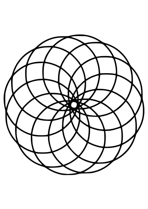 mandala14 Kleurplaat mandala14