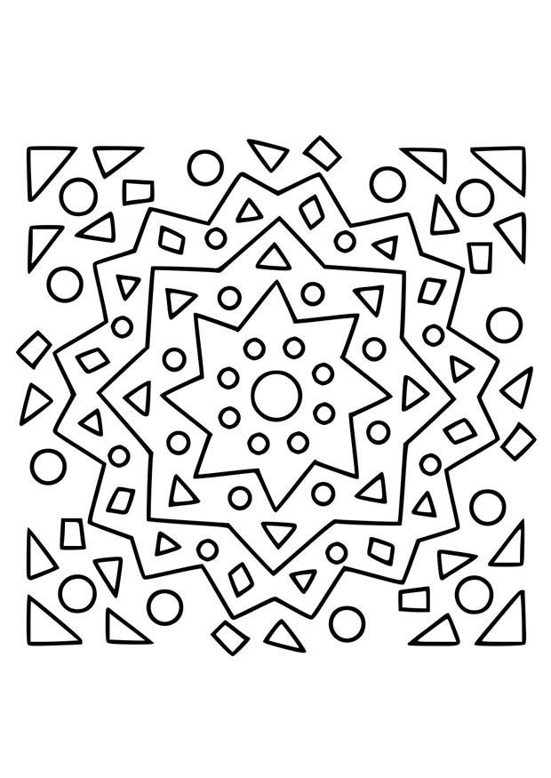 mandala20 Kleurplaat mandala20