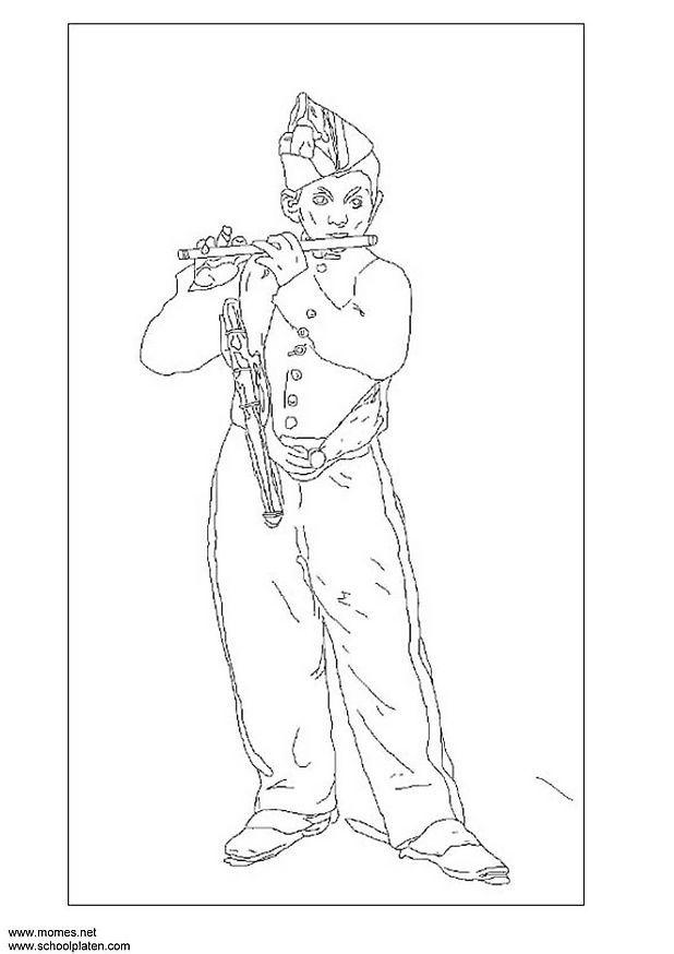 manet Kleurplaat manet
