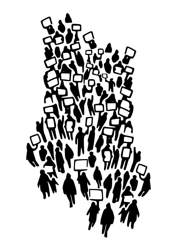 manifestatie Kleurplaat manifestatie