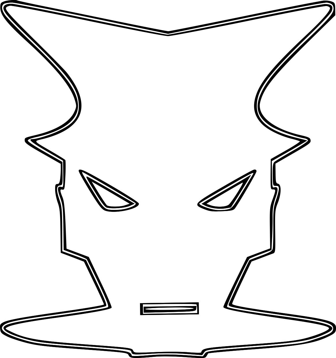 masker Kleurplaat masker
