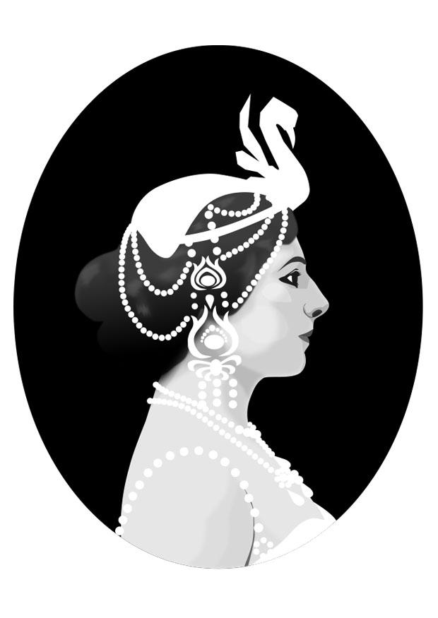 Kleurplaat mata hari