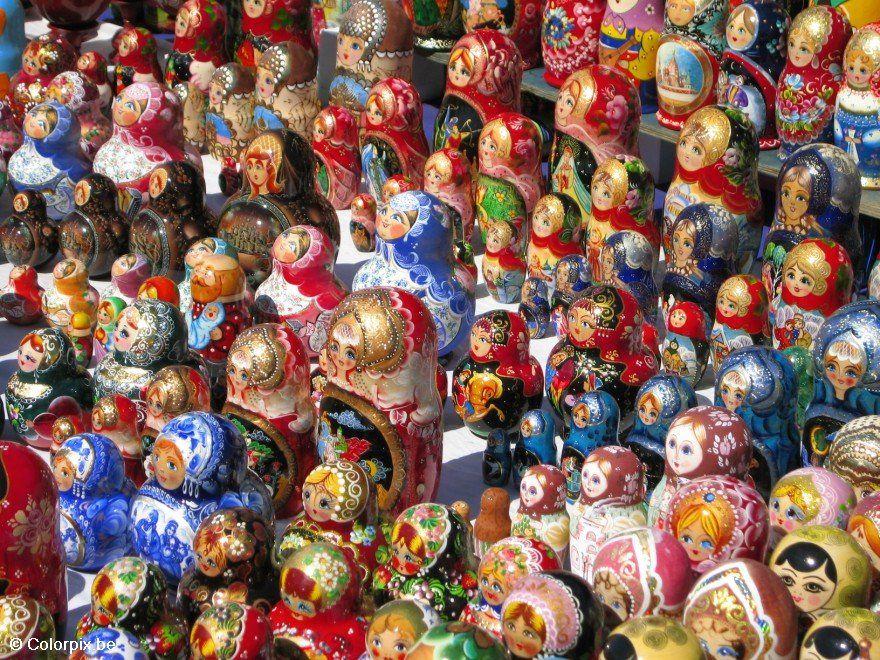 matrioshka poppetjes Foto matrioshka poppetjes