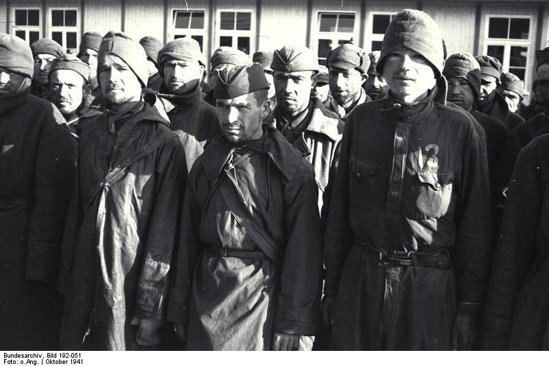 mauthausen concentratiekamp - russische gevangen soldaten Foto mauthausen concentratiekamp - russische gevangen soldaten