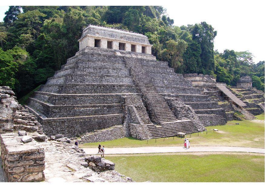maya tempel palenque Foto maya tempel palenque
