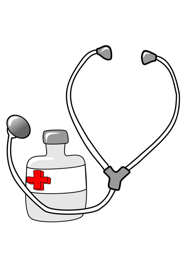medicijn en stethoscoop Afbeelding medicijn en stethoscoop