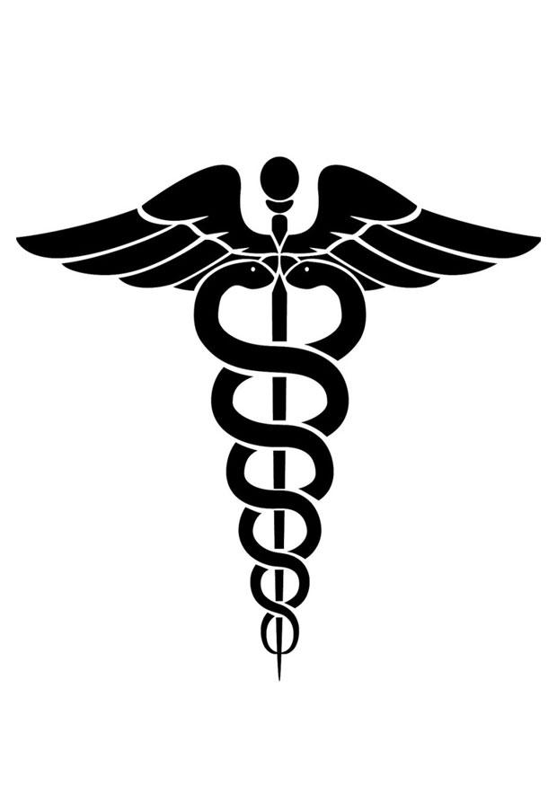 medisch symbool Kleurplaat medisch symbool