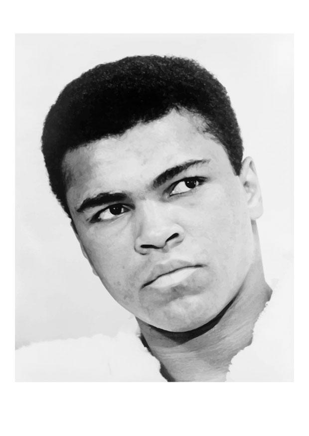 mohamed ali Kleurplaat mohamed ali